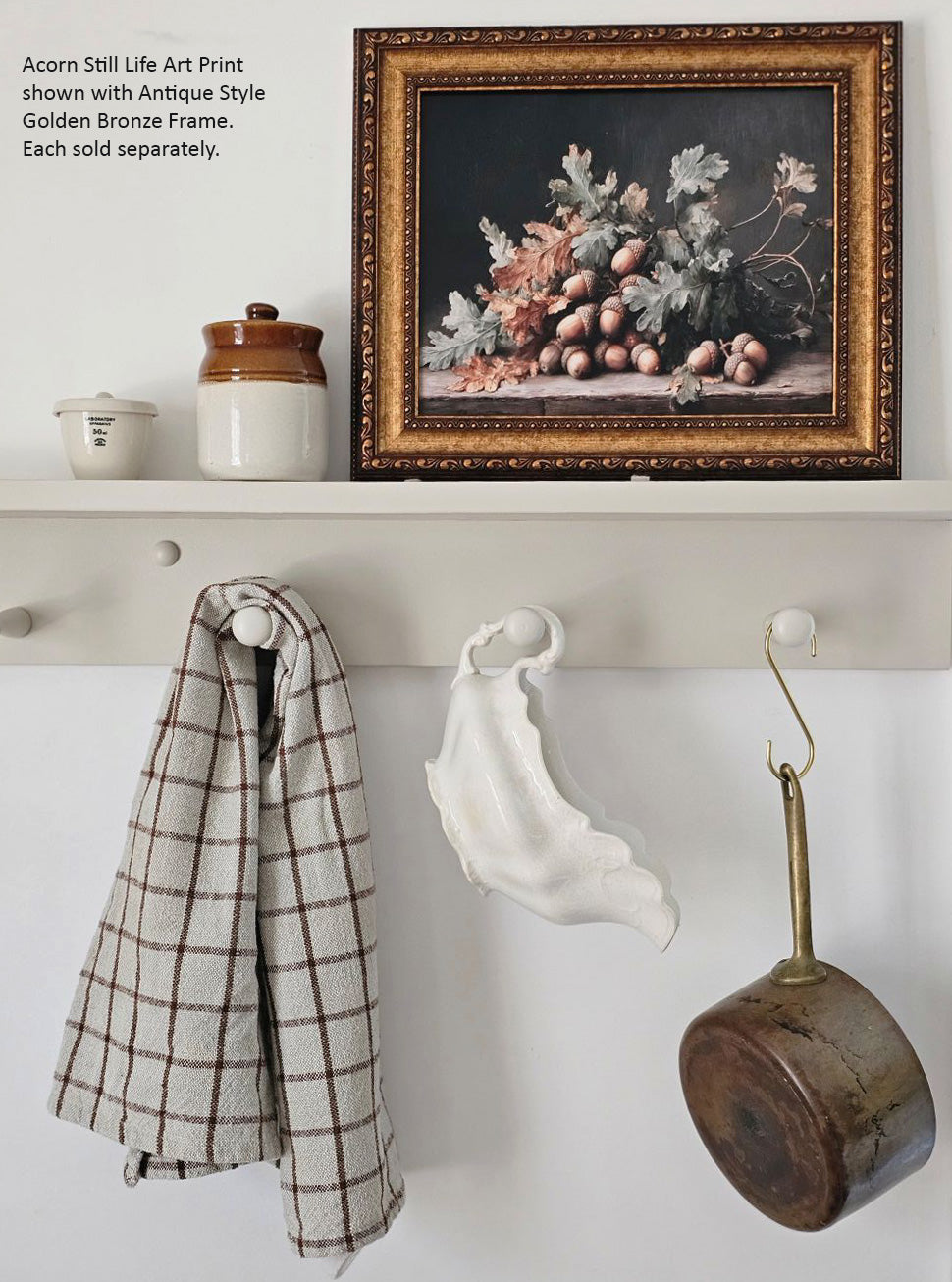 Impression d'art Nature morte au gland