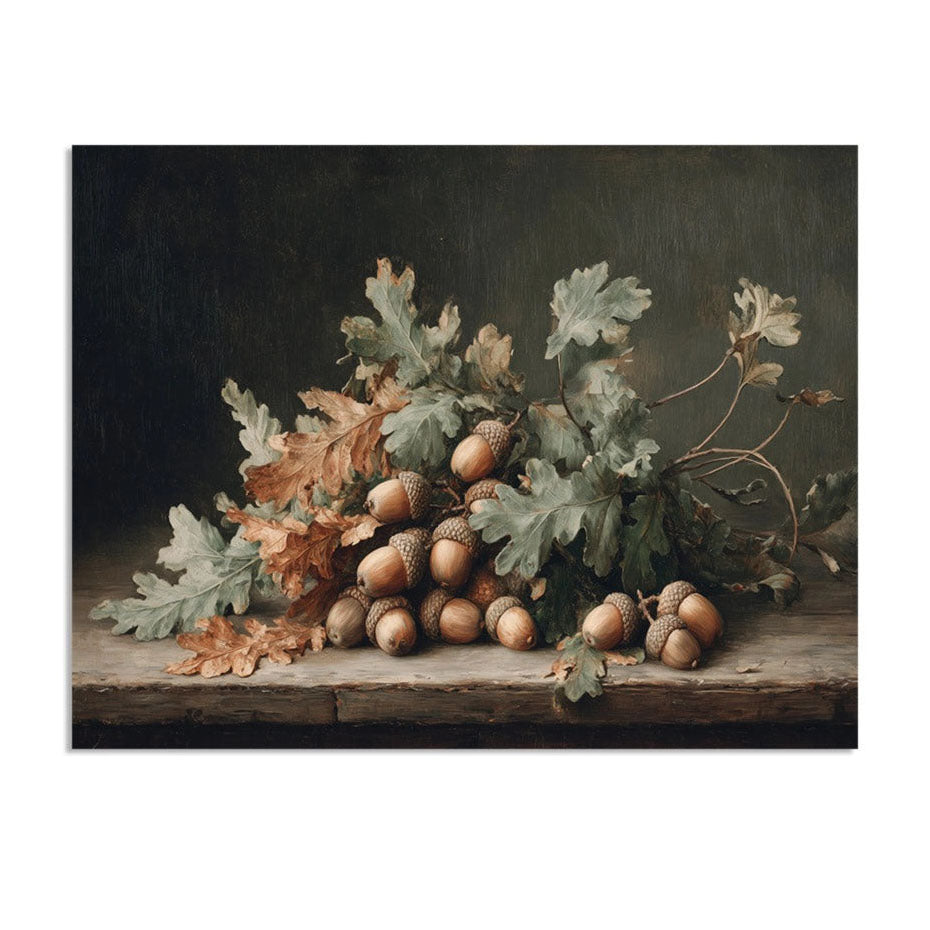 Impression d'art Nature morte au gland