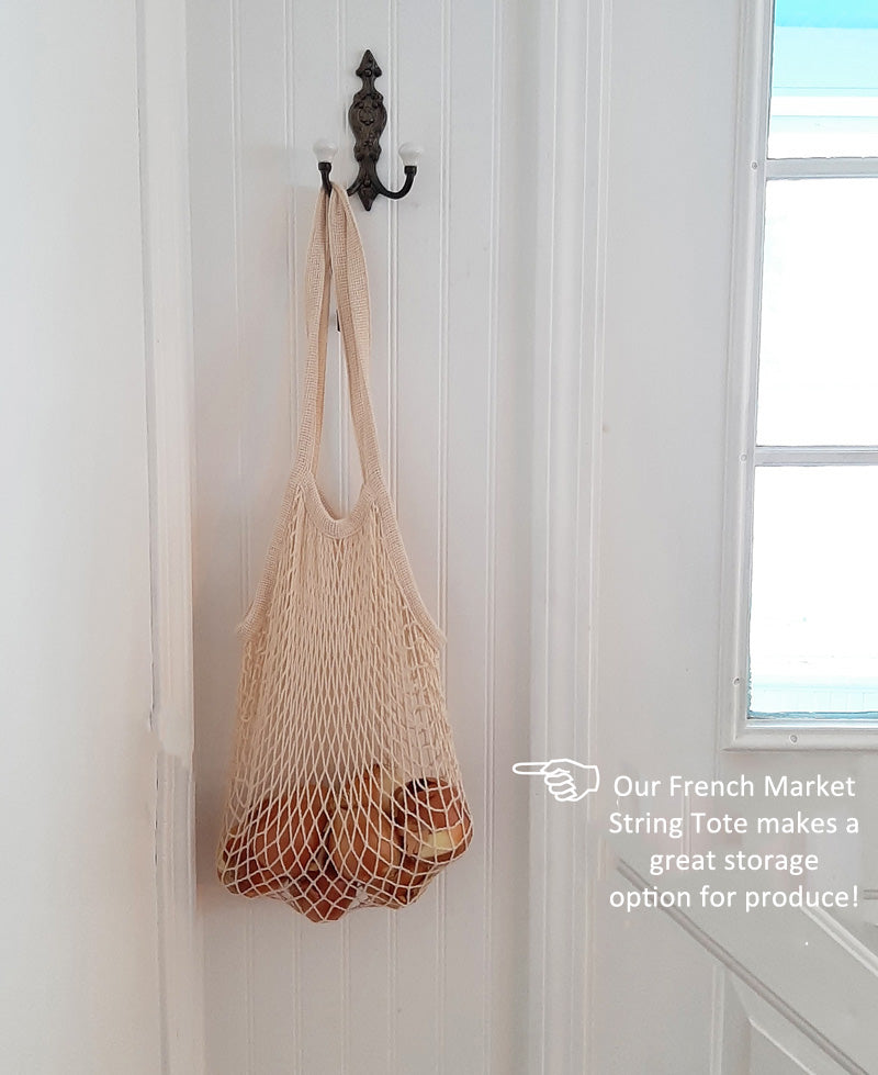 French Market String-Tragetasche mit langem Henkel