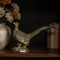 Goldfasan-Statuette aus Glas