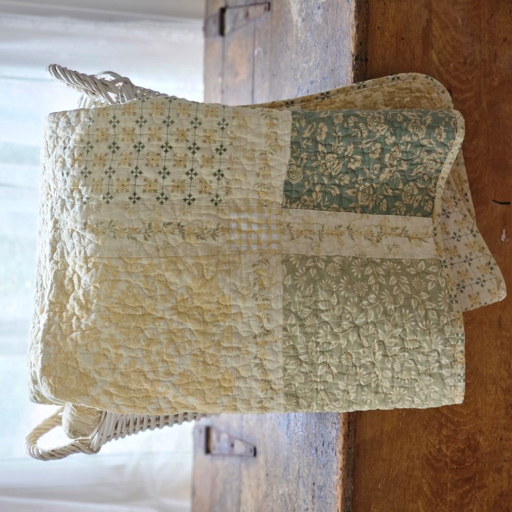 Couverture en patchwork Prairie Meadow