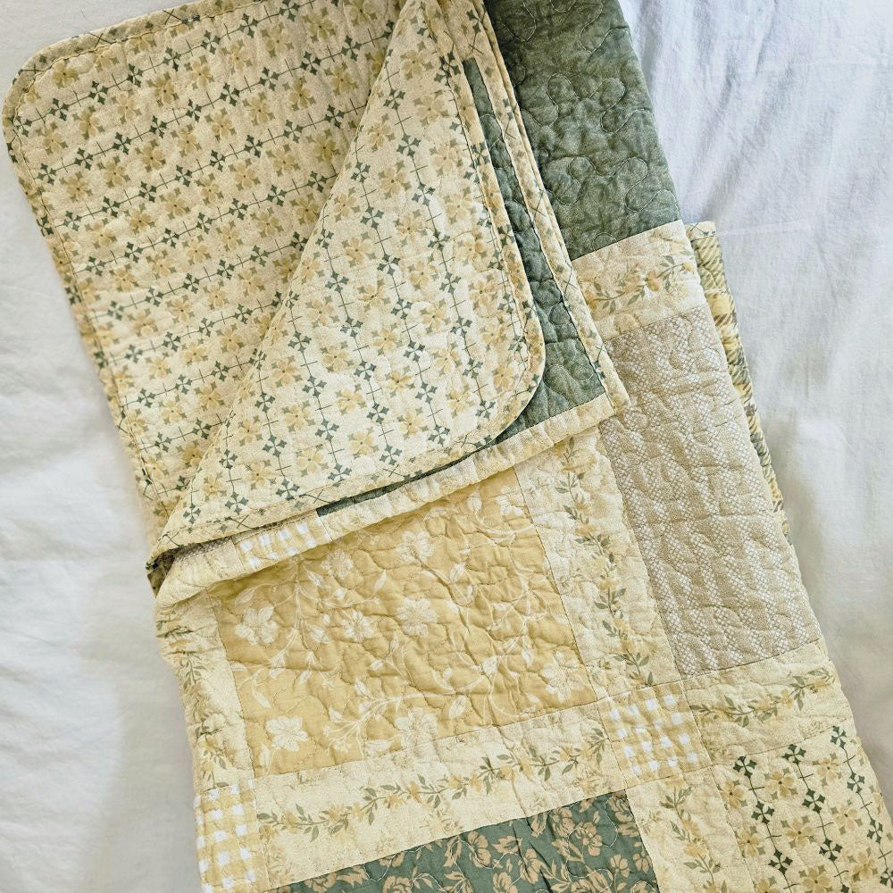 Patchwork-Quilt-Wohndecke „Prairie Meadow“