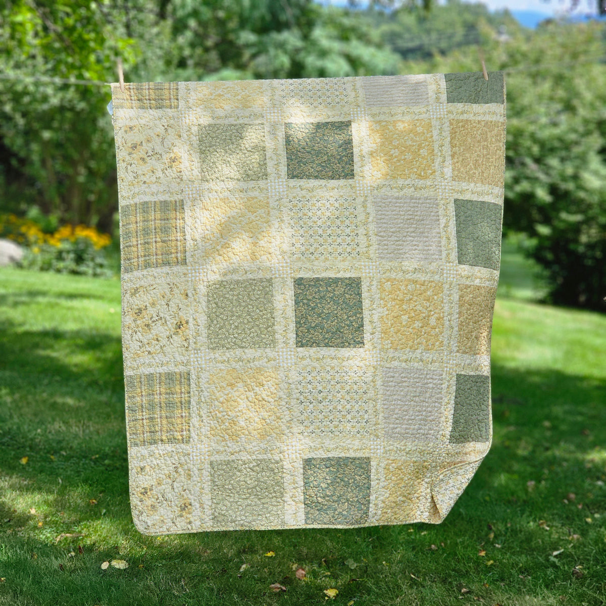 Couverture en patchwork Prairie Meadow