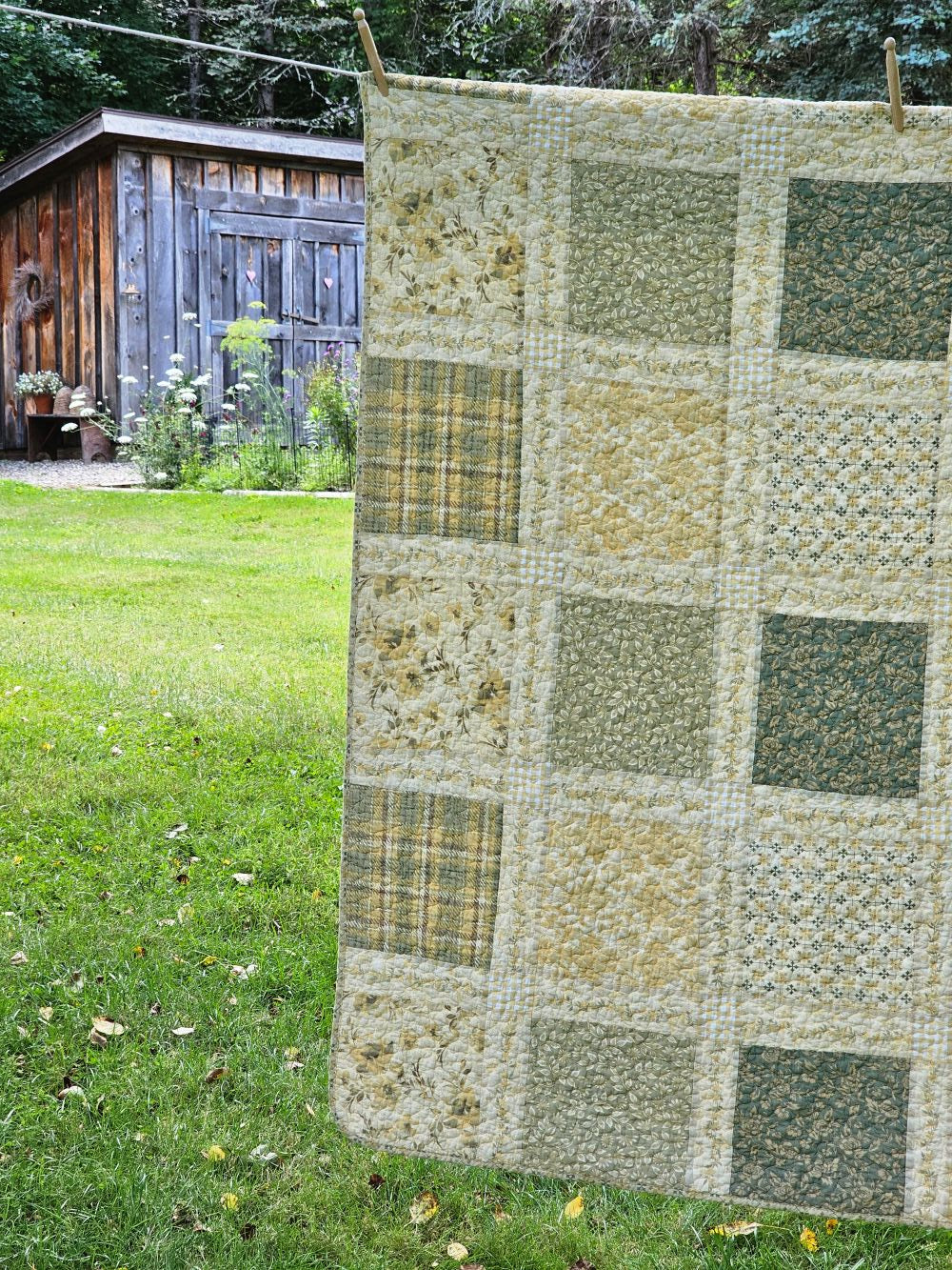 Couverture en patchwork Prairie Meadow