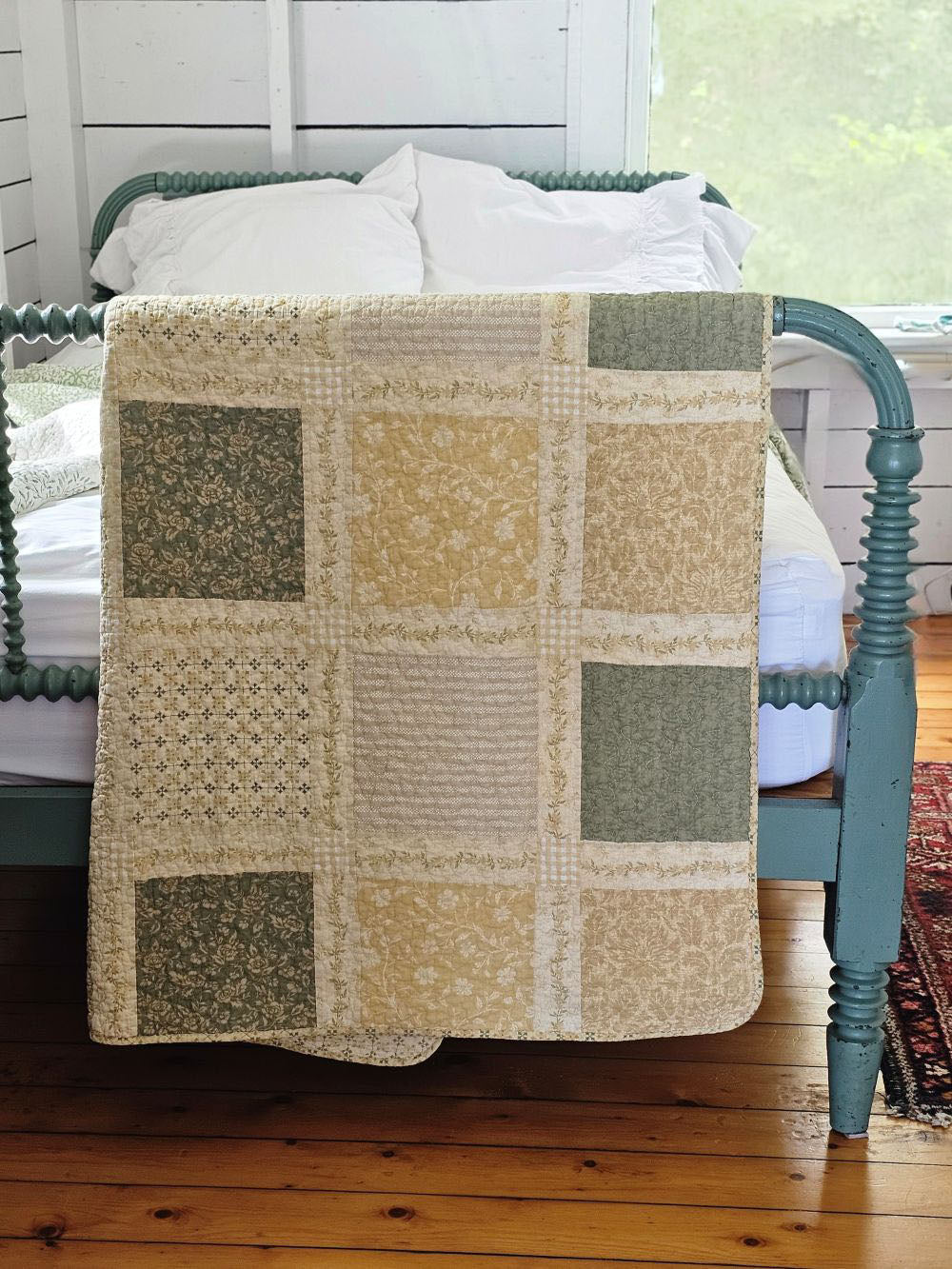 Patchwork-Quilt-Wohndecke „Prairie Meadow“