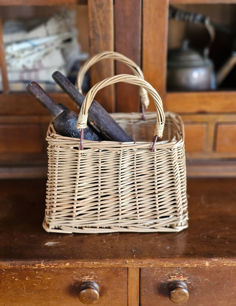 Panier cabas en osier