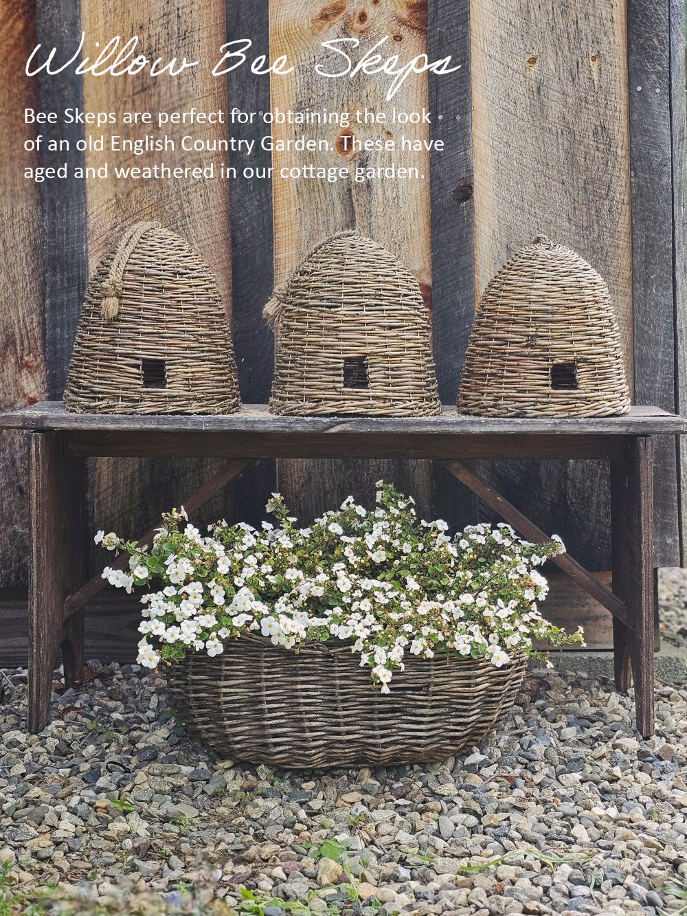 Weiden-Bienenstock aus Jute