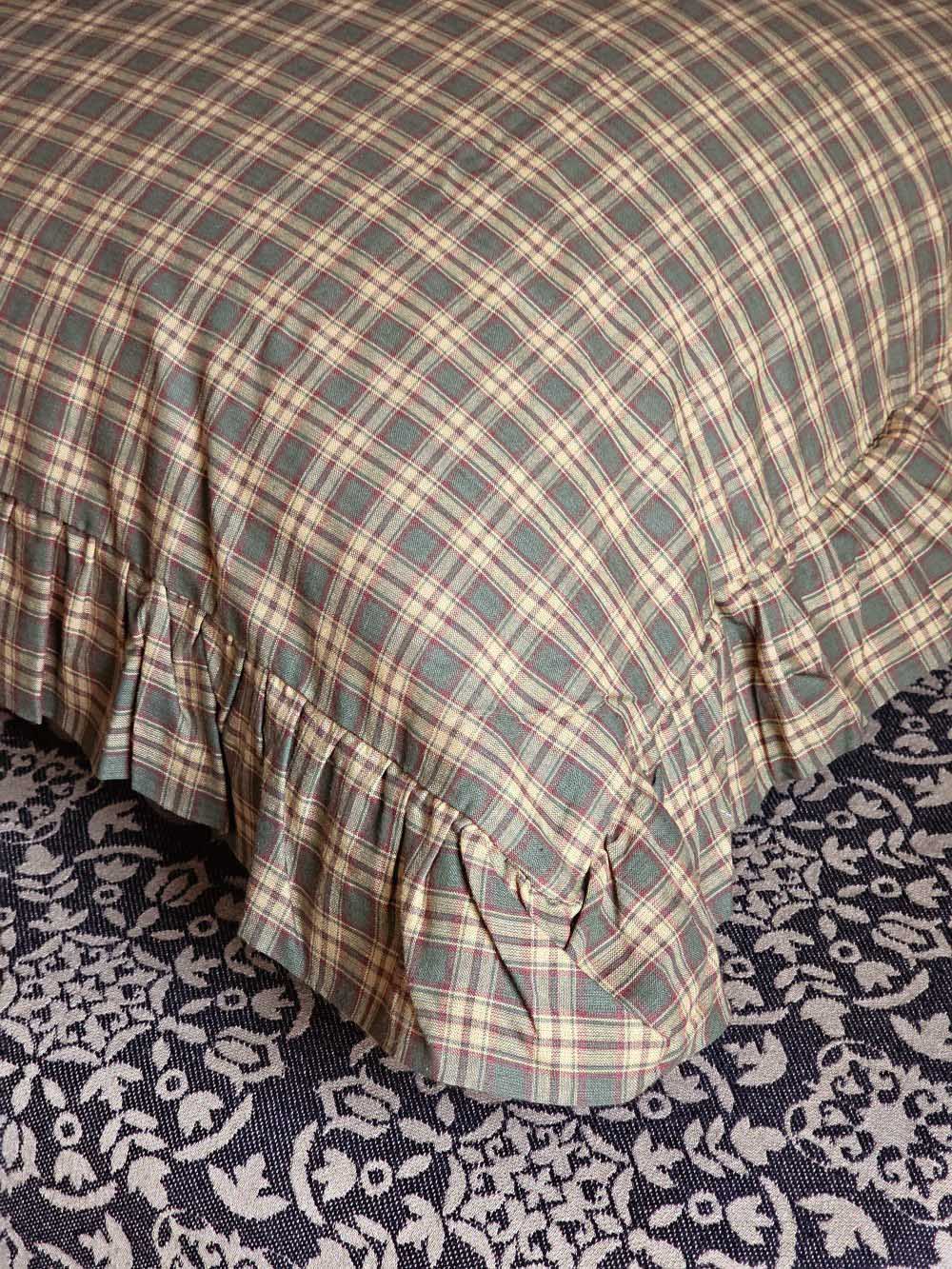 Cottage Plaid Euro Sham